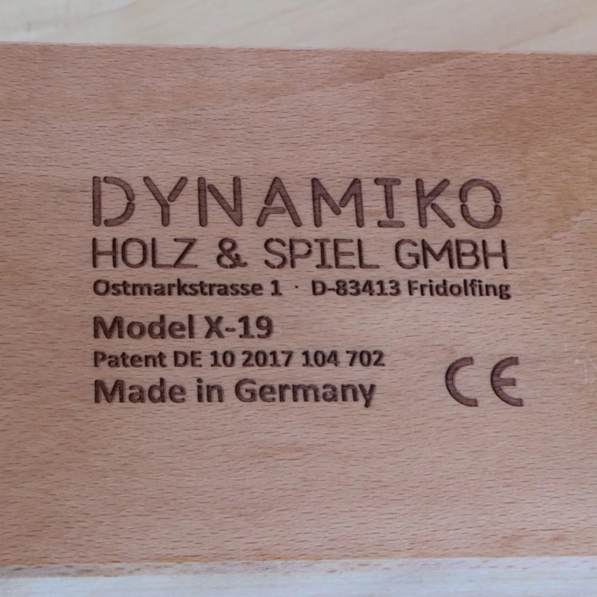 Dynamiko Wooden Ride On - Caterpillar Blue - Image 7