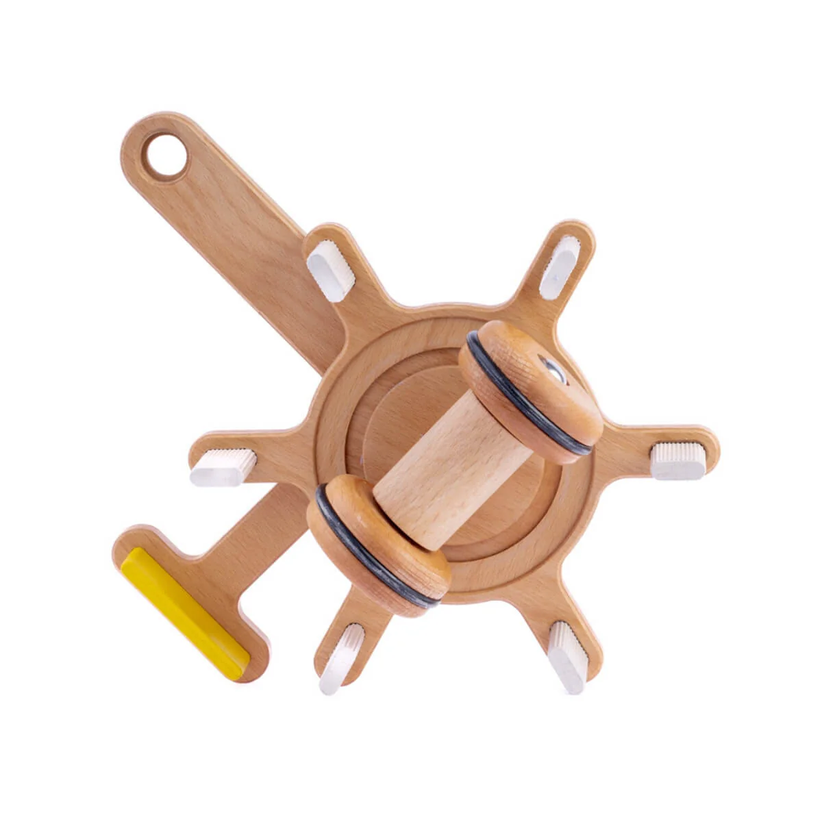 Dynamiko Wooden Tractor Accessory Rotary Rake - Image 9