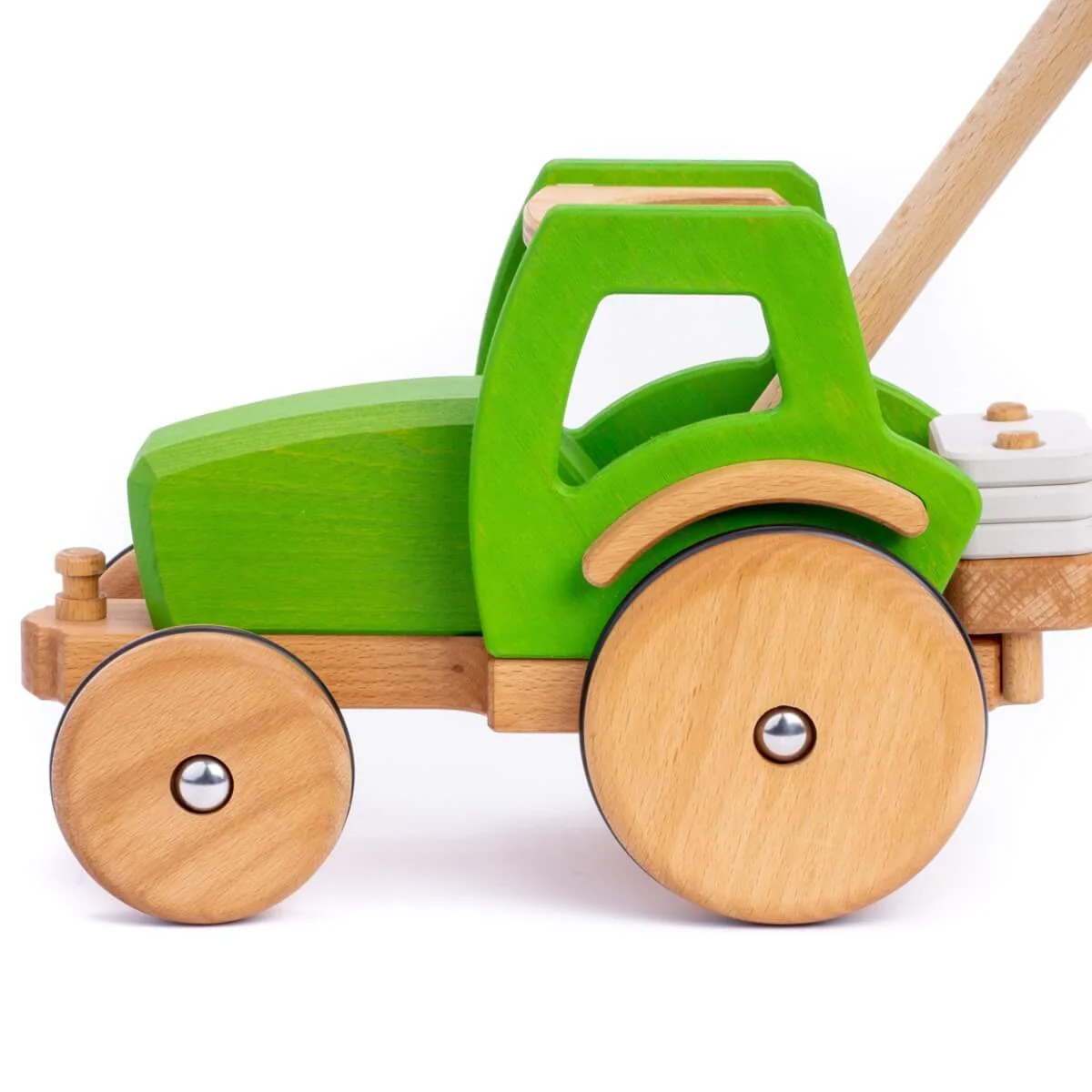 Dynamiko Wooden Tractor MIO with Handlebar - Image 7