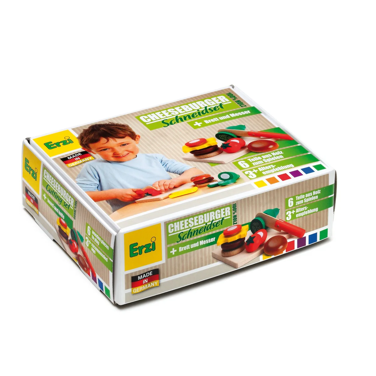 Erzi Cheeseburger Cutting Set - Image 4