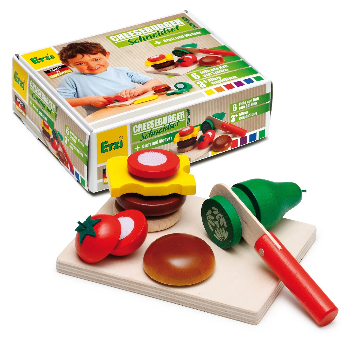 Erzi Cheeseburger Cutting Set - Image 5