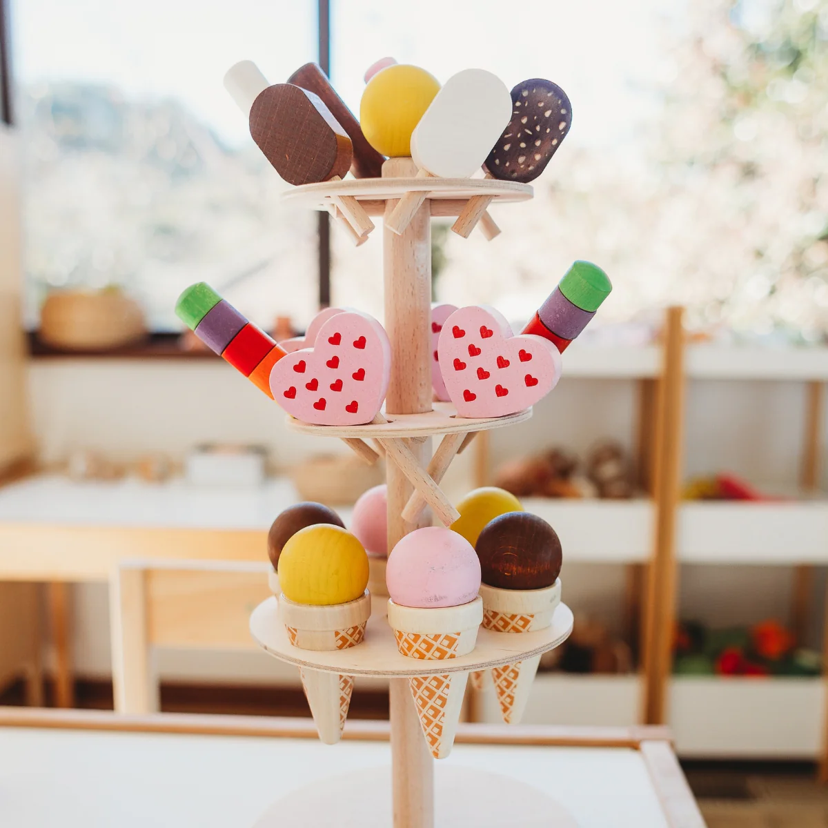 Erzi Rainbow Ice Block Lolly - Image 3