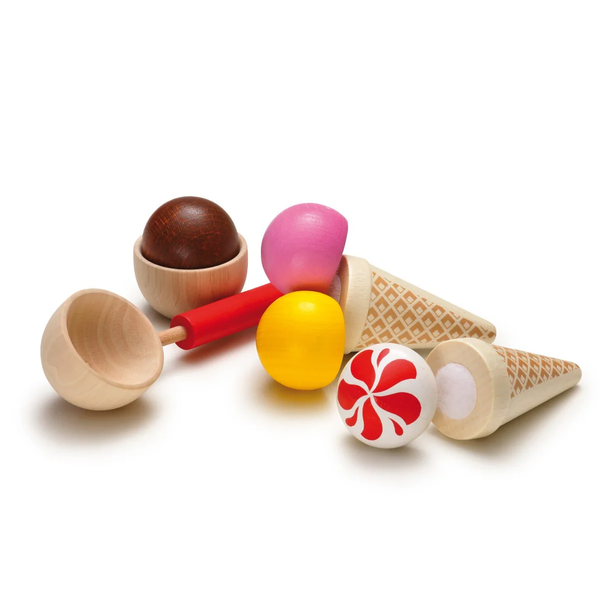 Erzi Wooden Ice Cream Play Food Set