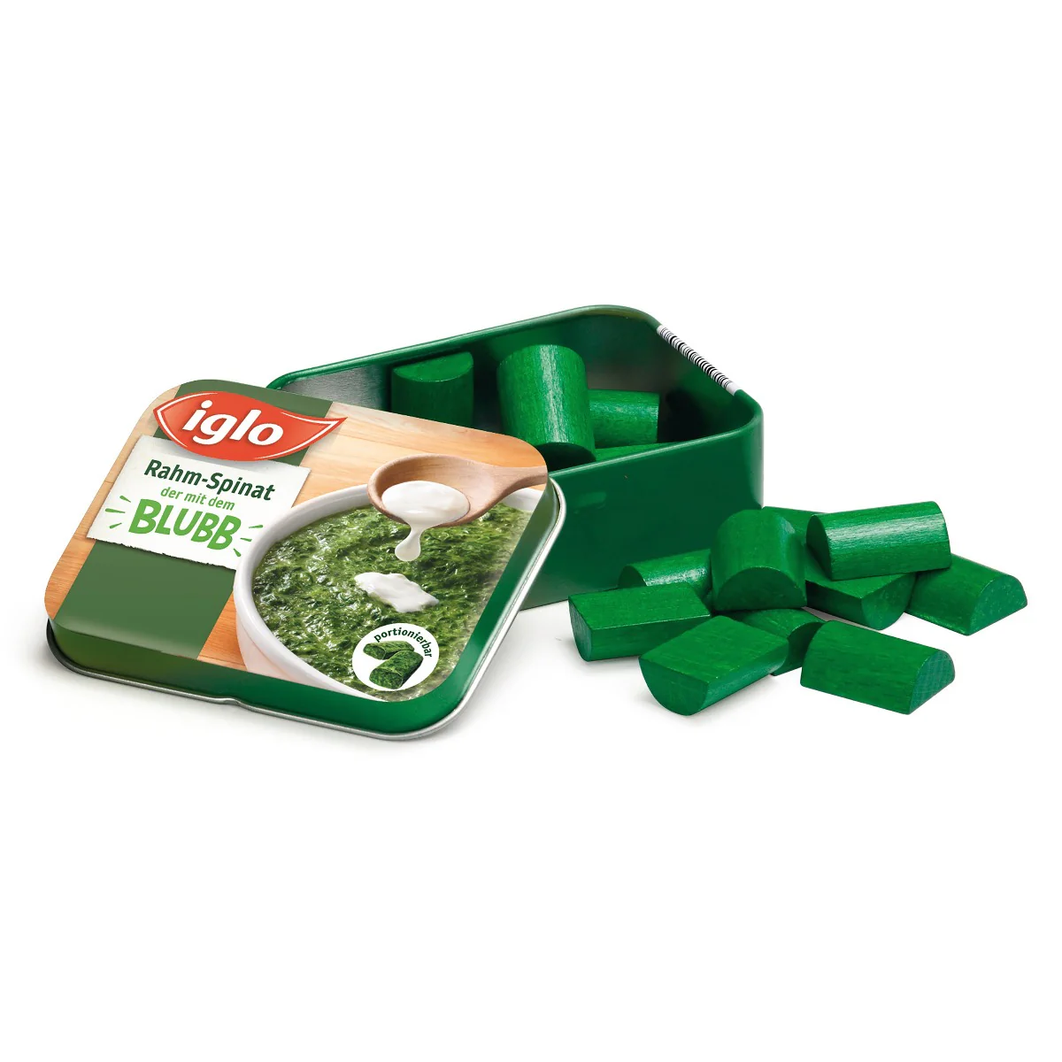 Erzi Spinach in a Tin