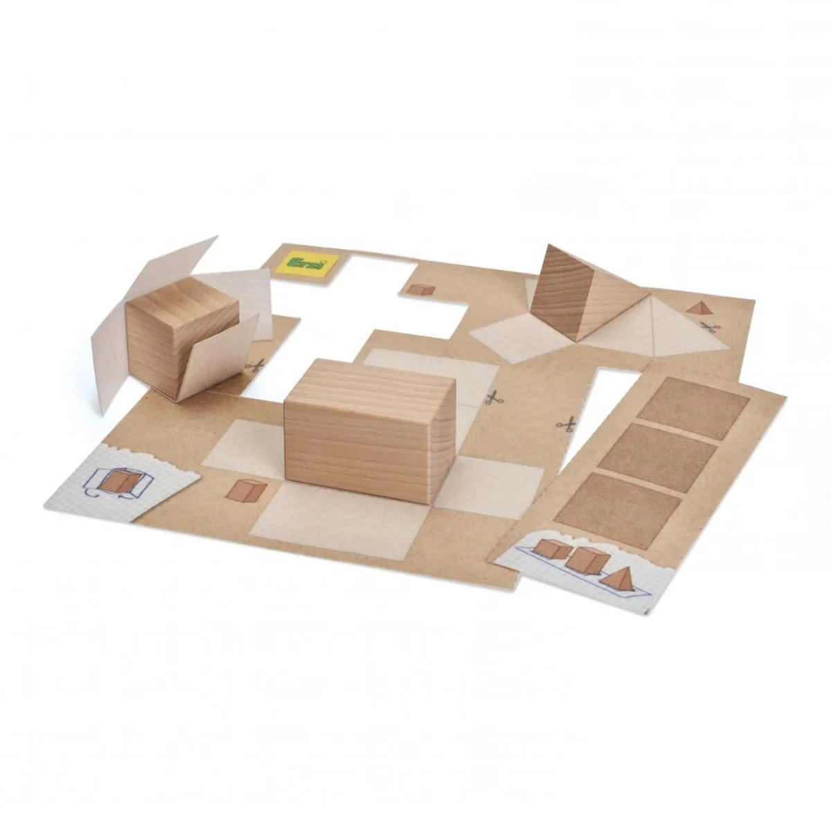 Erzi Wooden Educational Toy - Geometric Shapes - Retired Product - Image 2