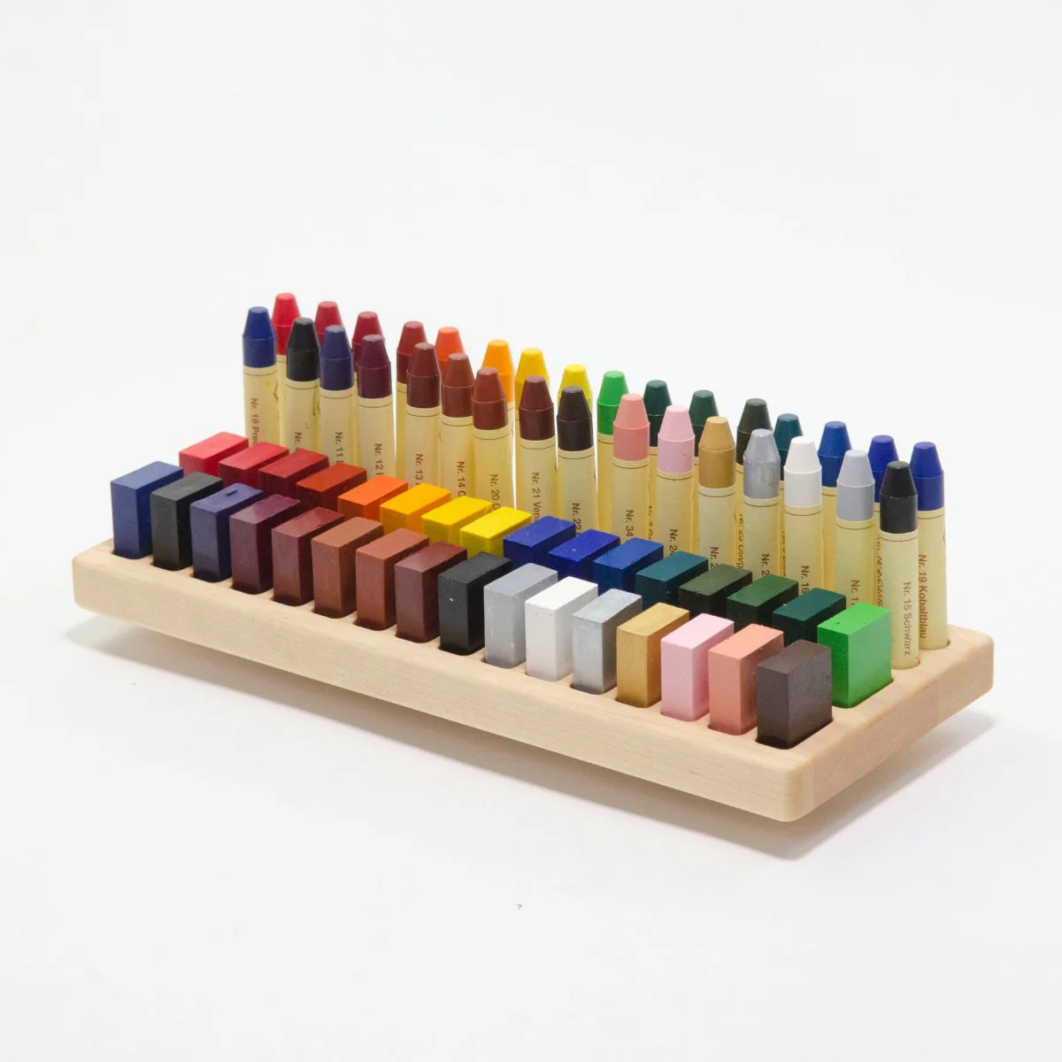 From Jennifer Crayon Holder for STOCKMAR 32 Stick & 32 Block Crayons