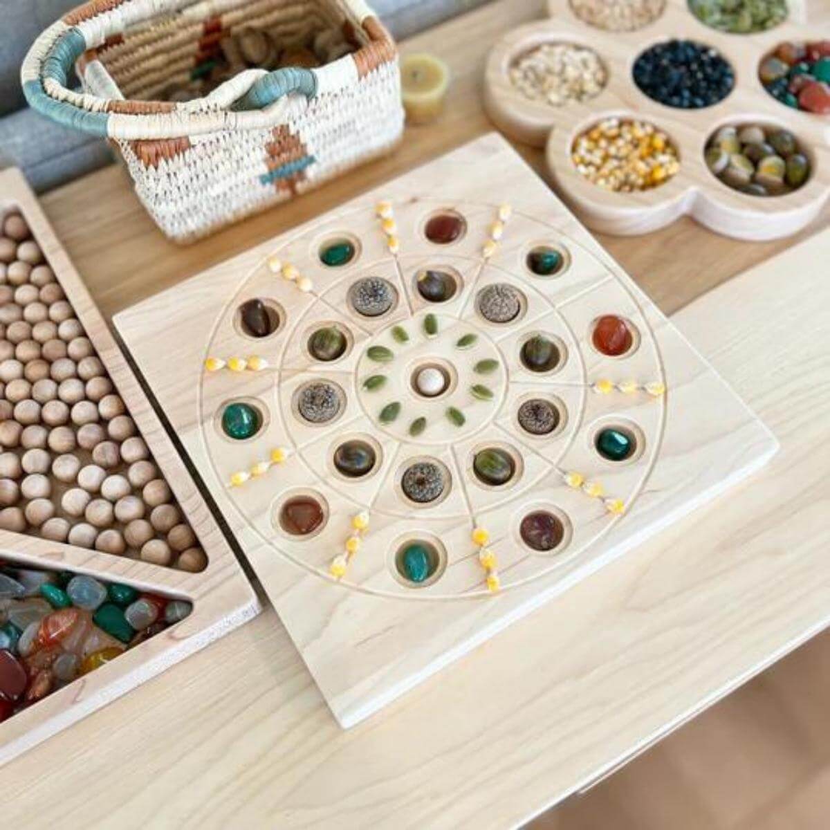 From Jennifer Multiplication Circle Tray with 2 Sets of 1-10 Coins - Image 5