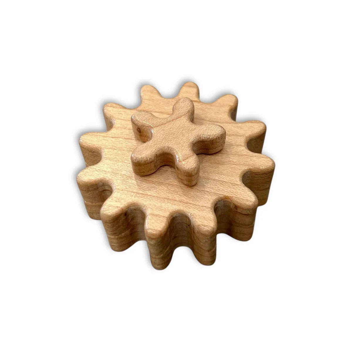 From Jennifer Wooden Gear Fidget Spinner - Image 8