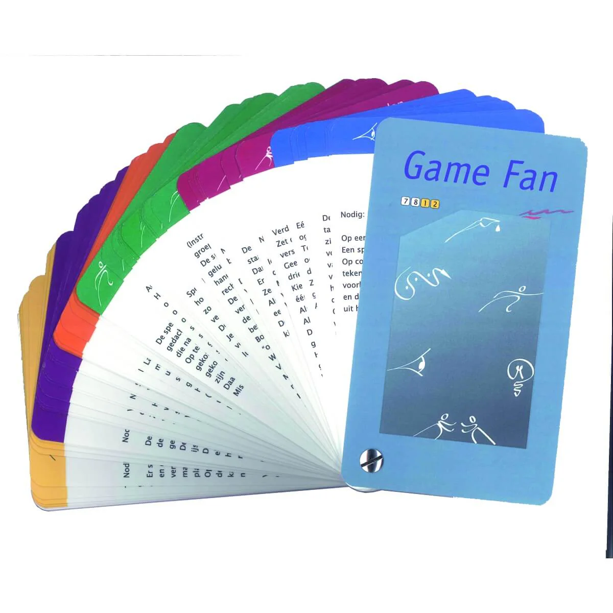Games and Activities Fanned Card Deck