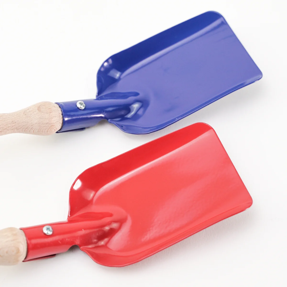 Gluckskafer Metal Hand Shovel - Square 25cm Blue - Image 3