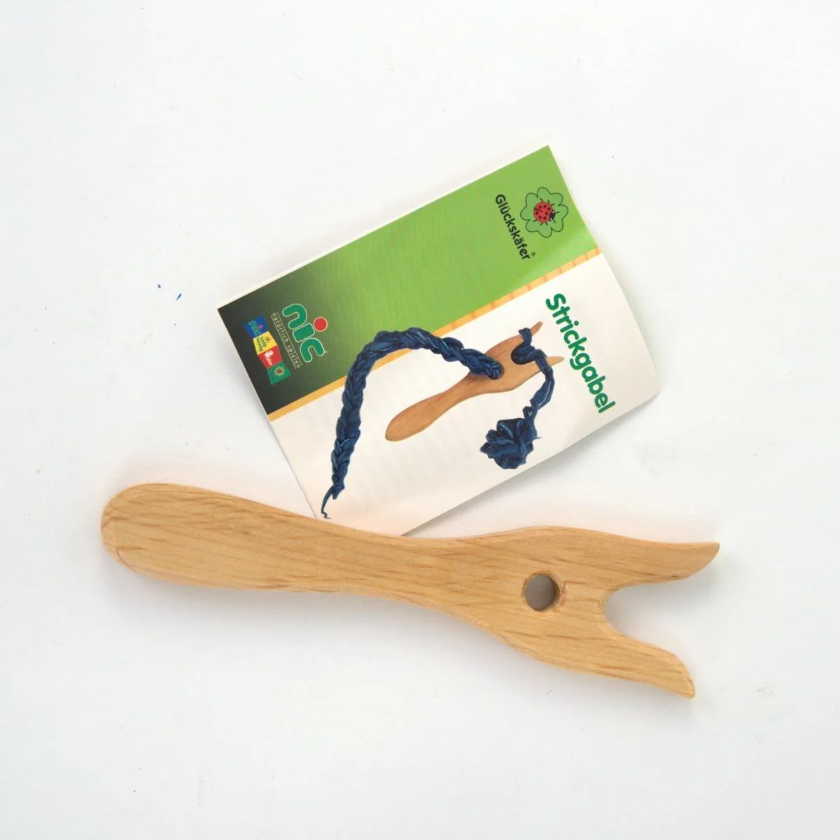 Gluckskafer Wooden Lucet Braiding Fork for Viking Cords and Medieval Rope Making - Image 4