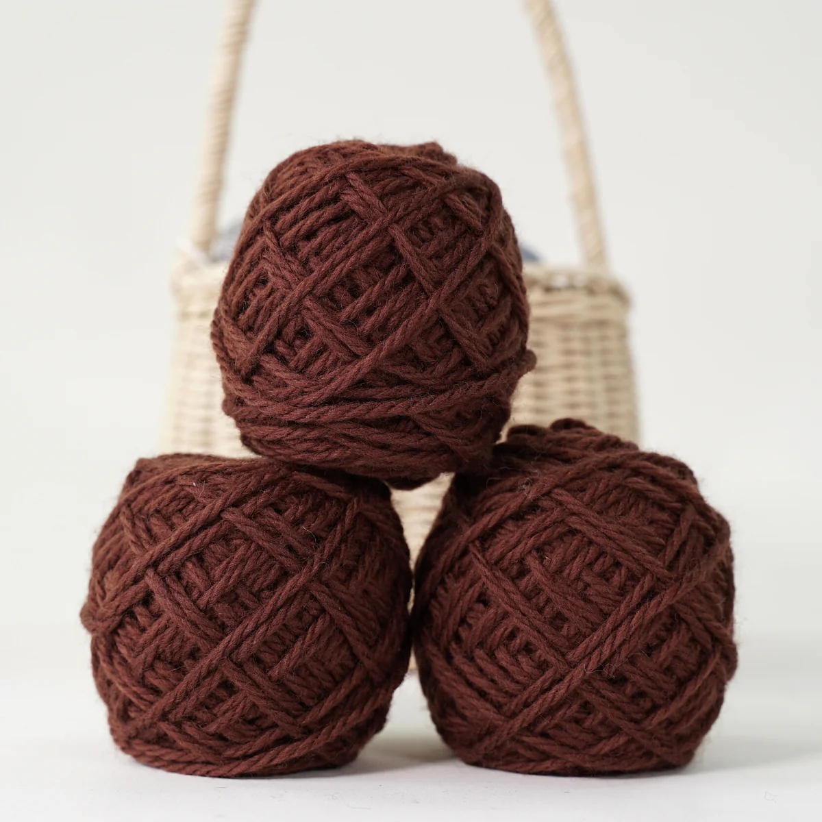 Golden Fleece 100% Australian EcoWool - 50g Ball, 16ply Brown - Image 2