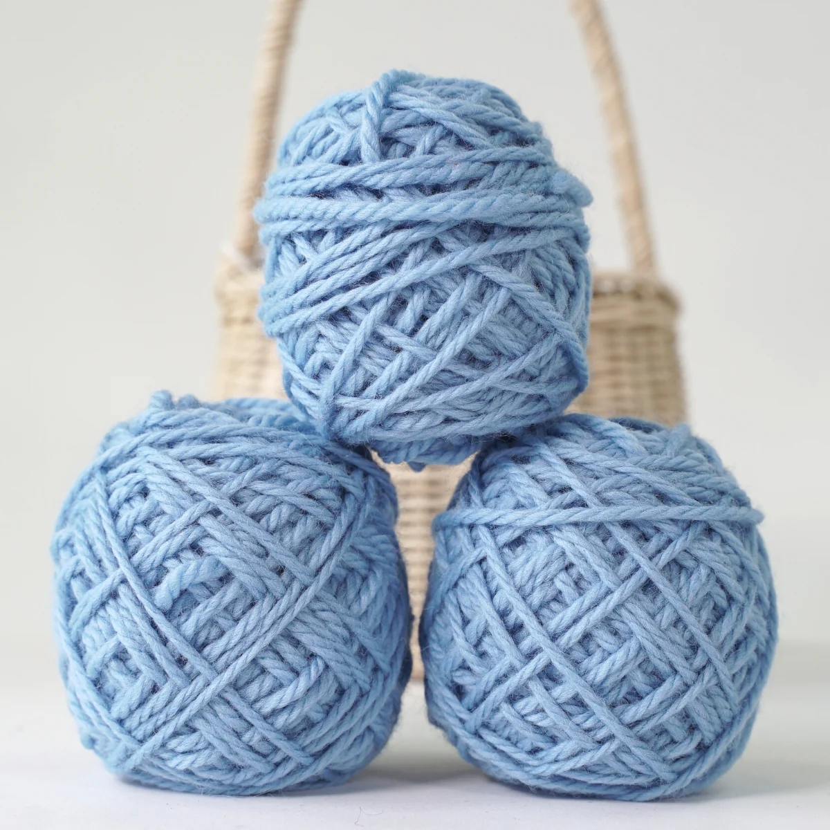 Golden Fleece 100% Australian EcoWool - 50g Ball, 16ply Light Blue - Image 2