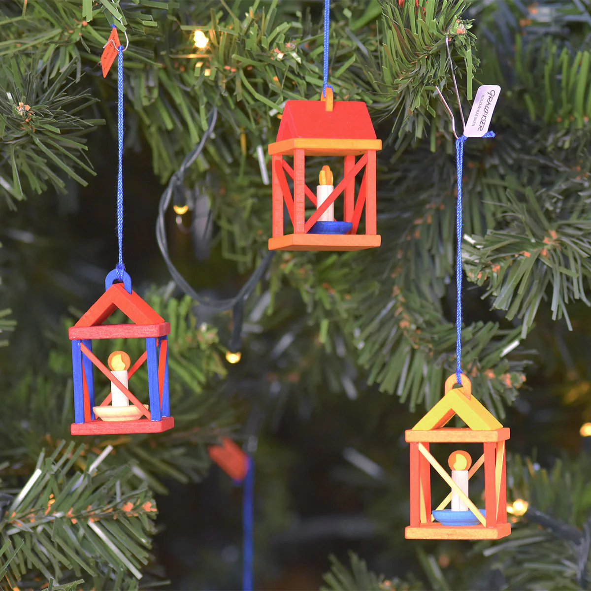 Graupner Christmas Tree Ornament - Lantern Set of 6 - Retired Product - Image 2