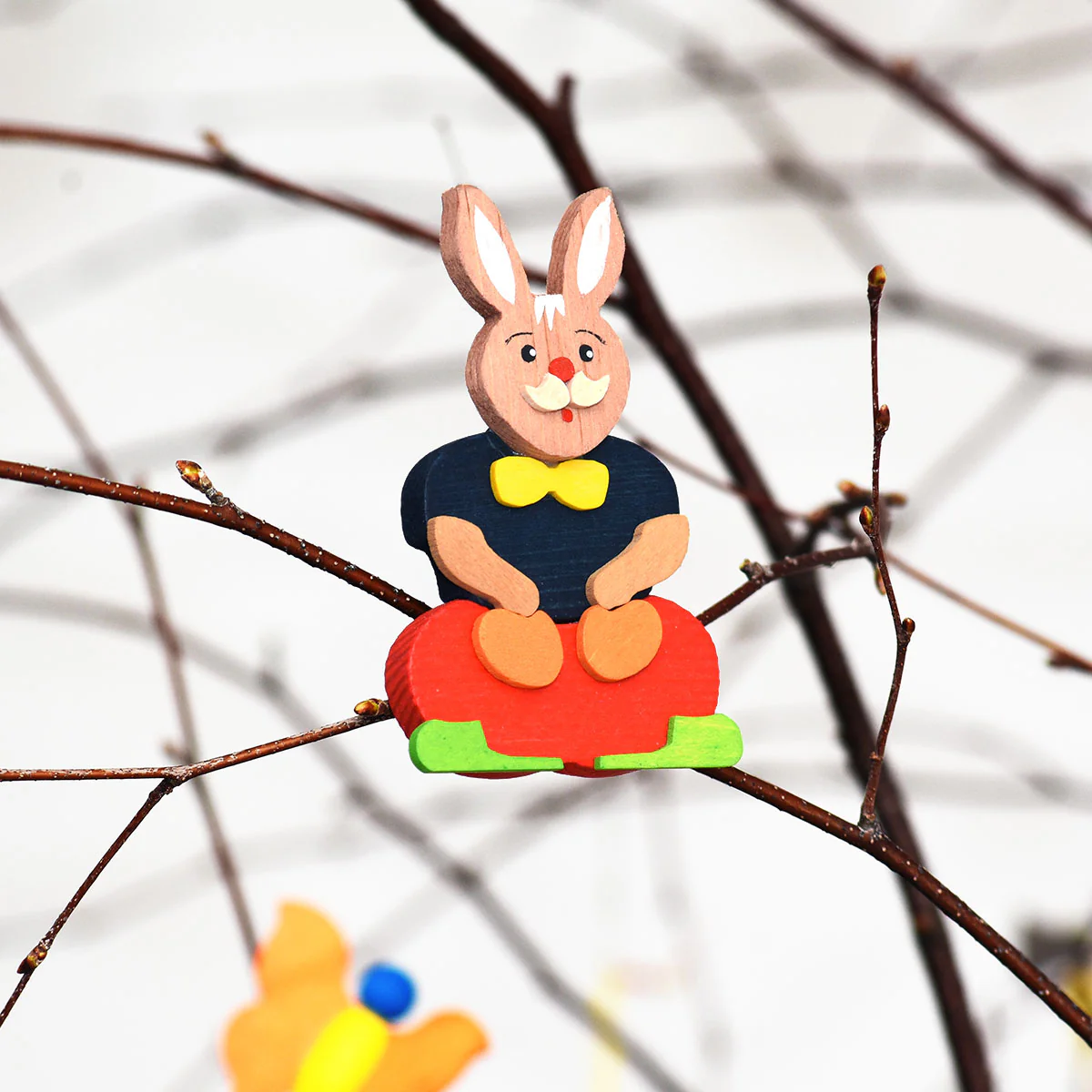 Graupner Ornament - Easter Bunny with Clip - Set of 12 Pieces - Retired Product - Image 2