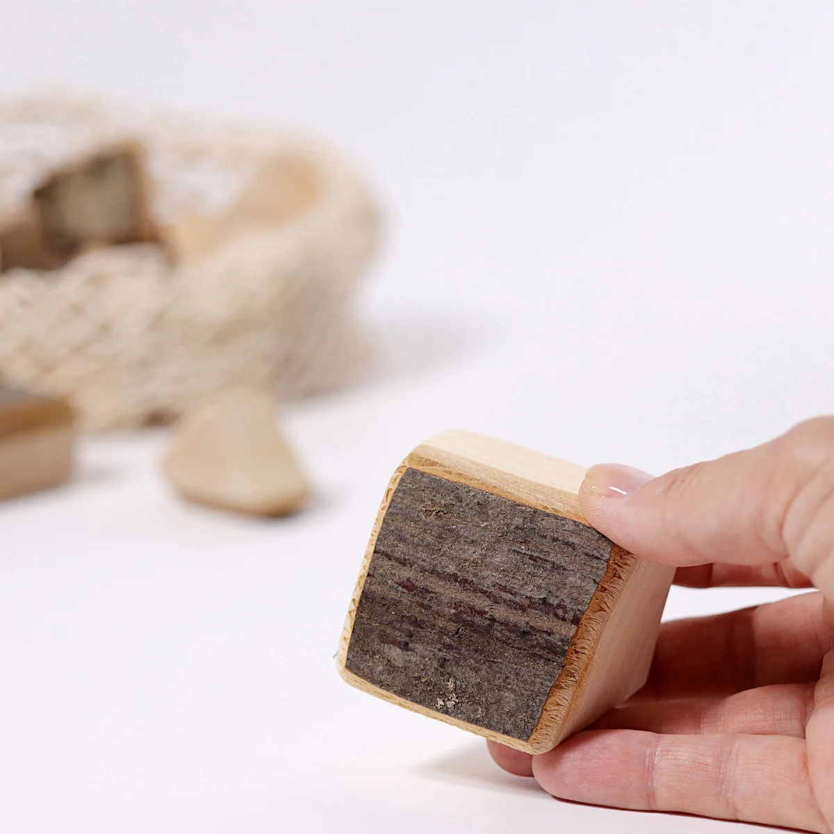 Grimm's 15 Blocks with Bark - Image 7