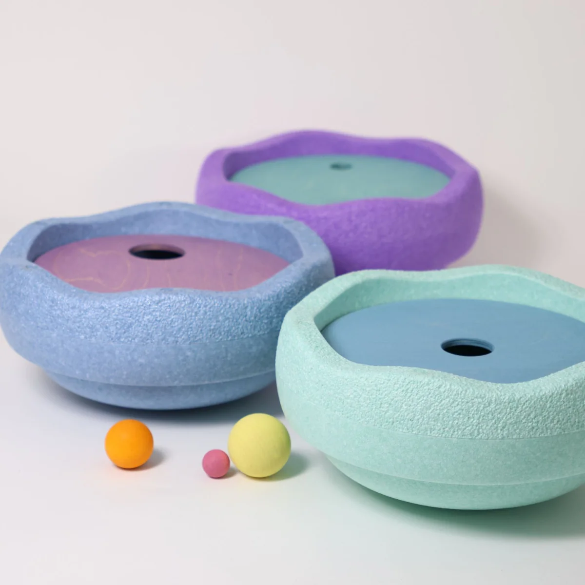 Grimm's Ball and Disc Set for Stapelstein - Cool Pastel - Image 2
