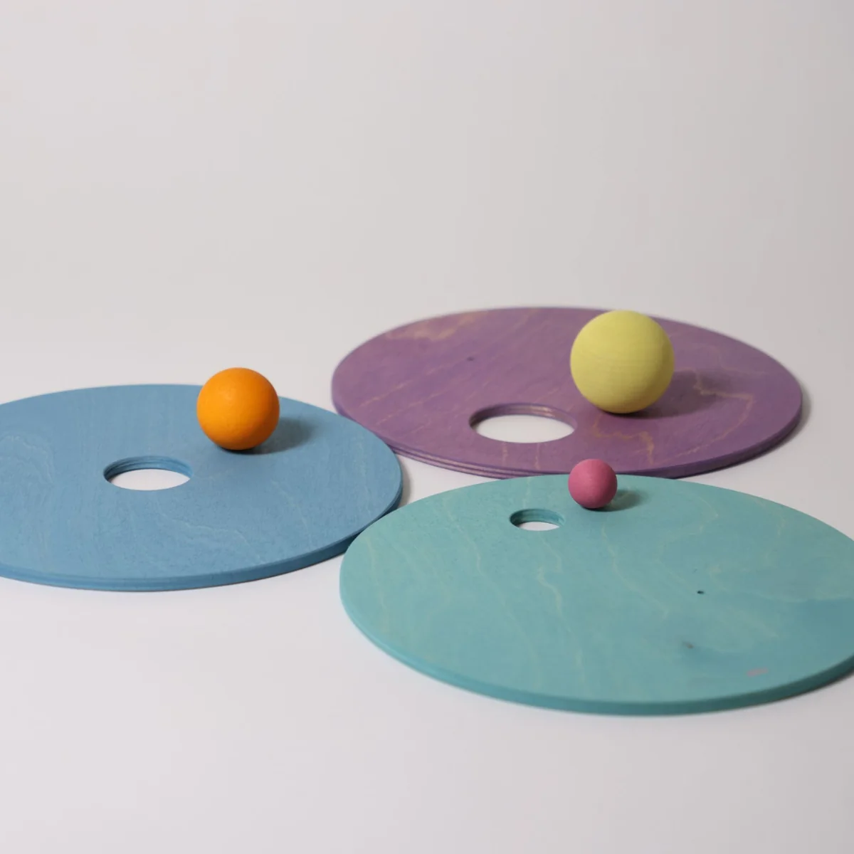 Grimm's Ball and Disc Set for Stapelstein - Cool Pastel - Image 6