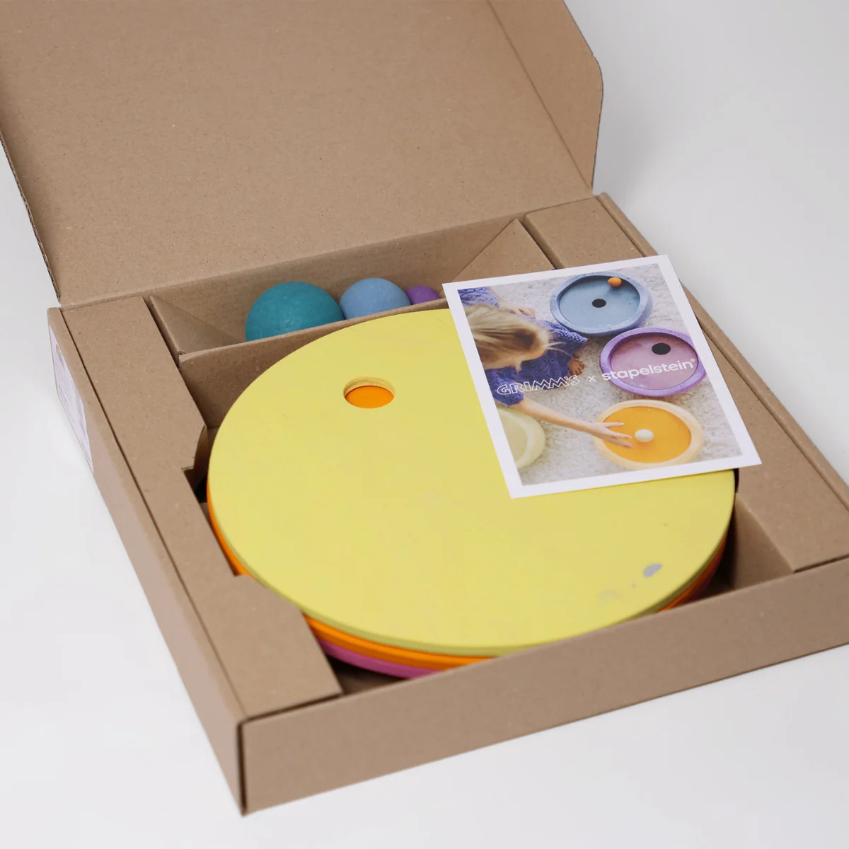 Grimm's Ball and Disc Set for Stapelstein - Warm Pastel - Image 7