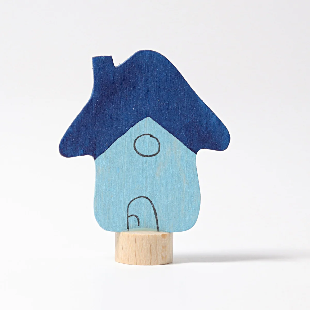 Grimm's Blue House Candle Holder Decoration