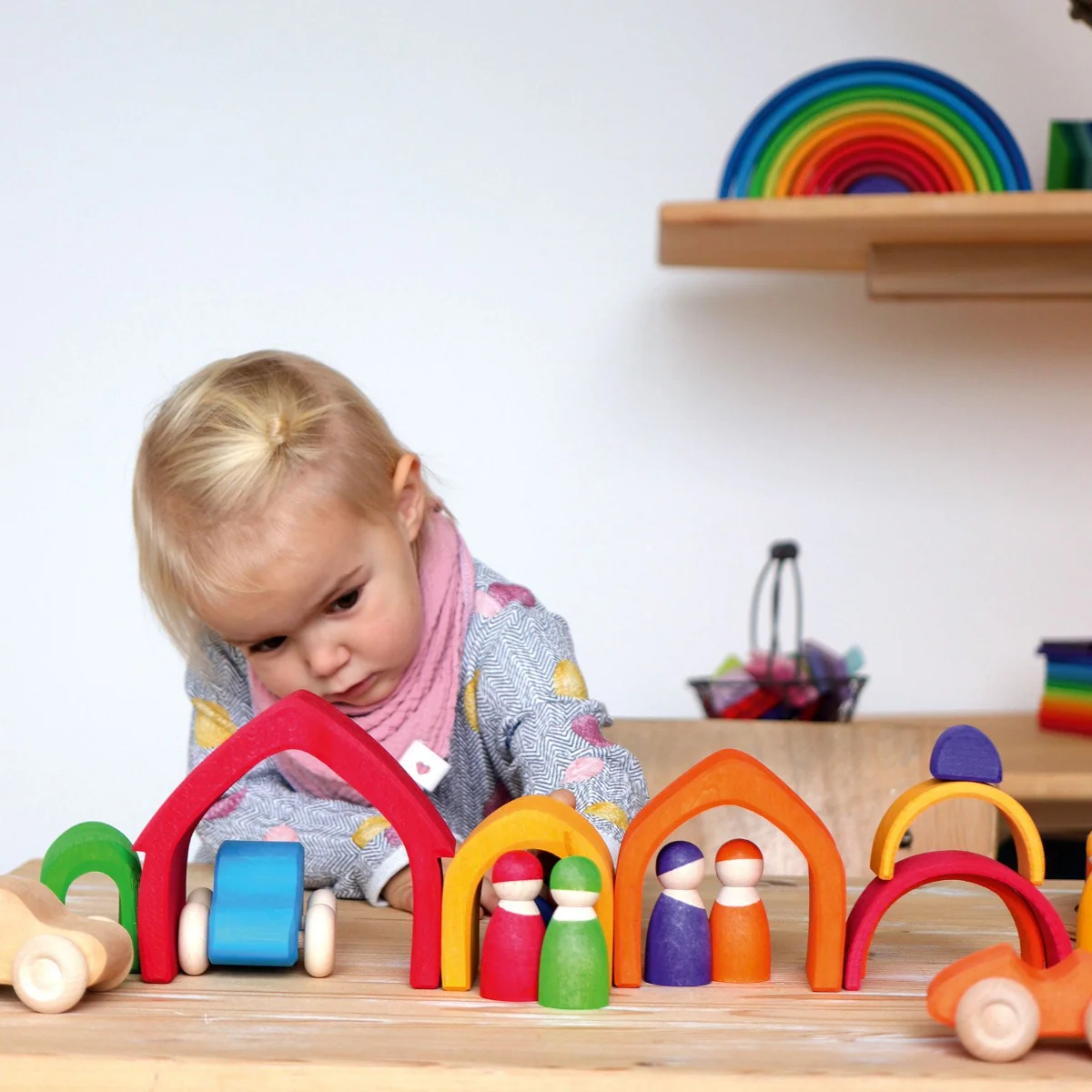 Grimm's Stacking House - Rainbow - Image 4