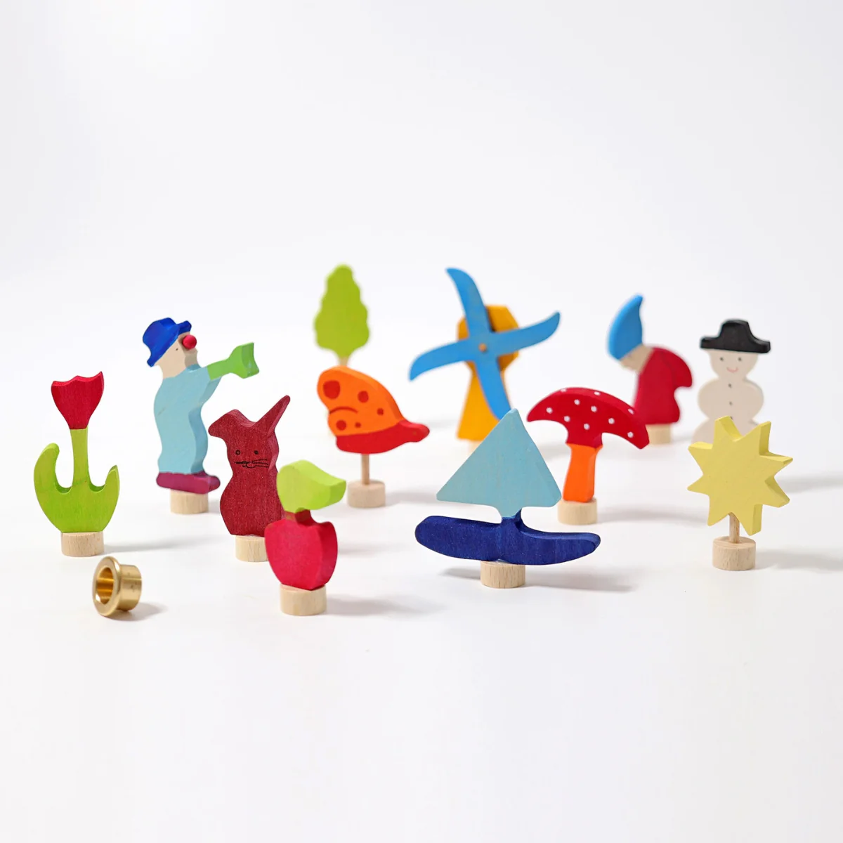 Grimm's Four Seasons Candle Holder Decoration Set