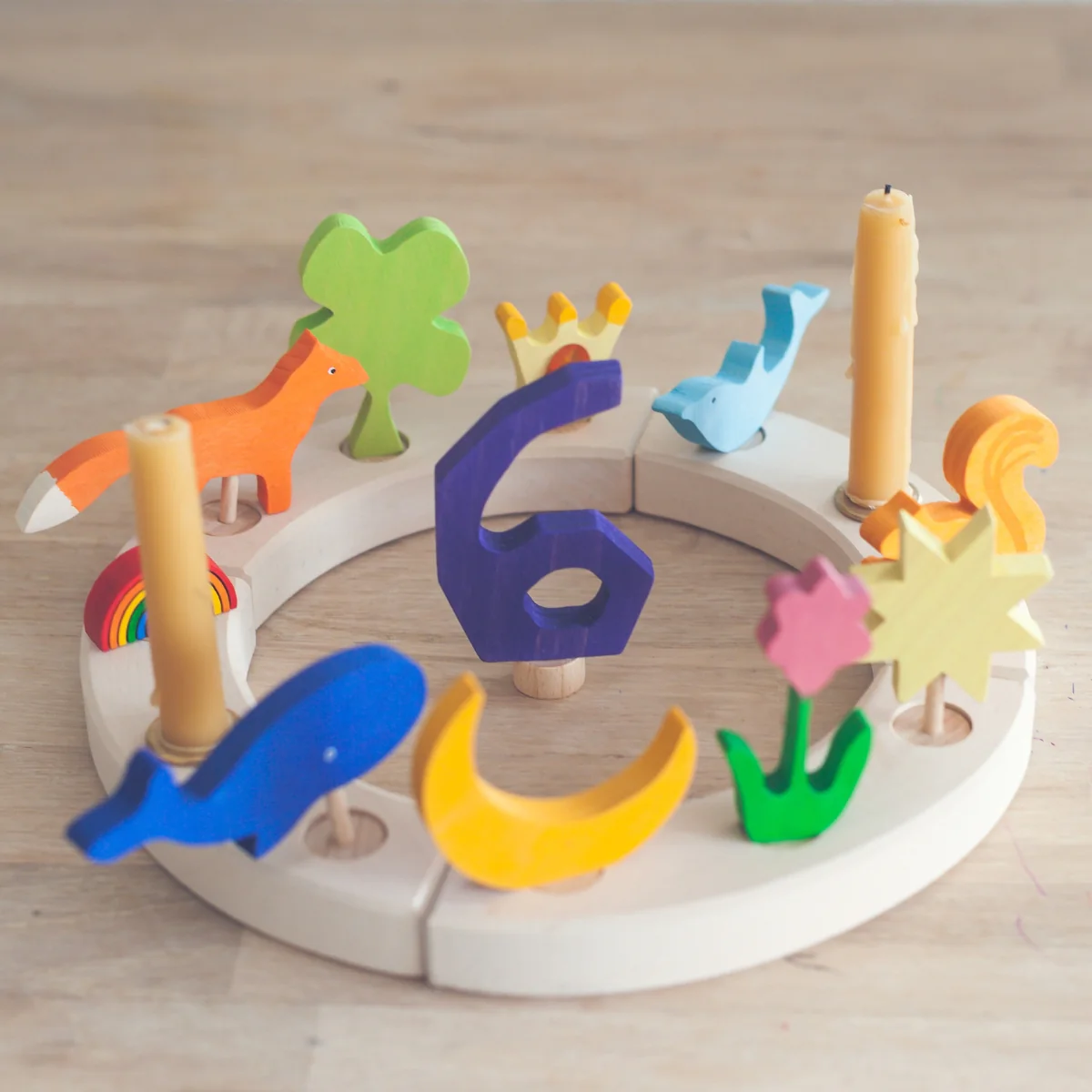 Grimm's Fox Candle Holder Decoration - Image 3