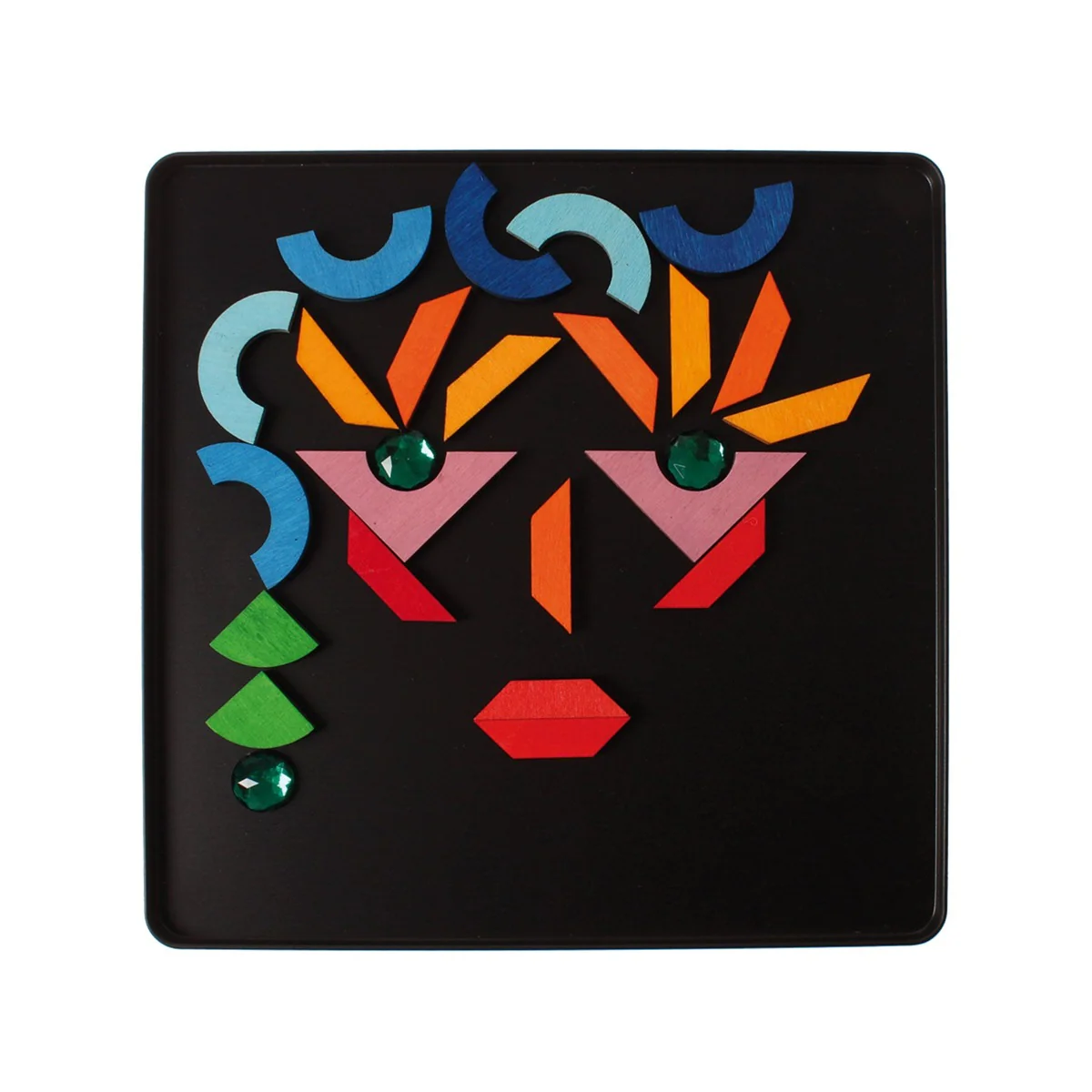 Grimm's Magnet Puzzle Triangle Square Circle with Sparkling Parts - Image 3