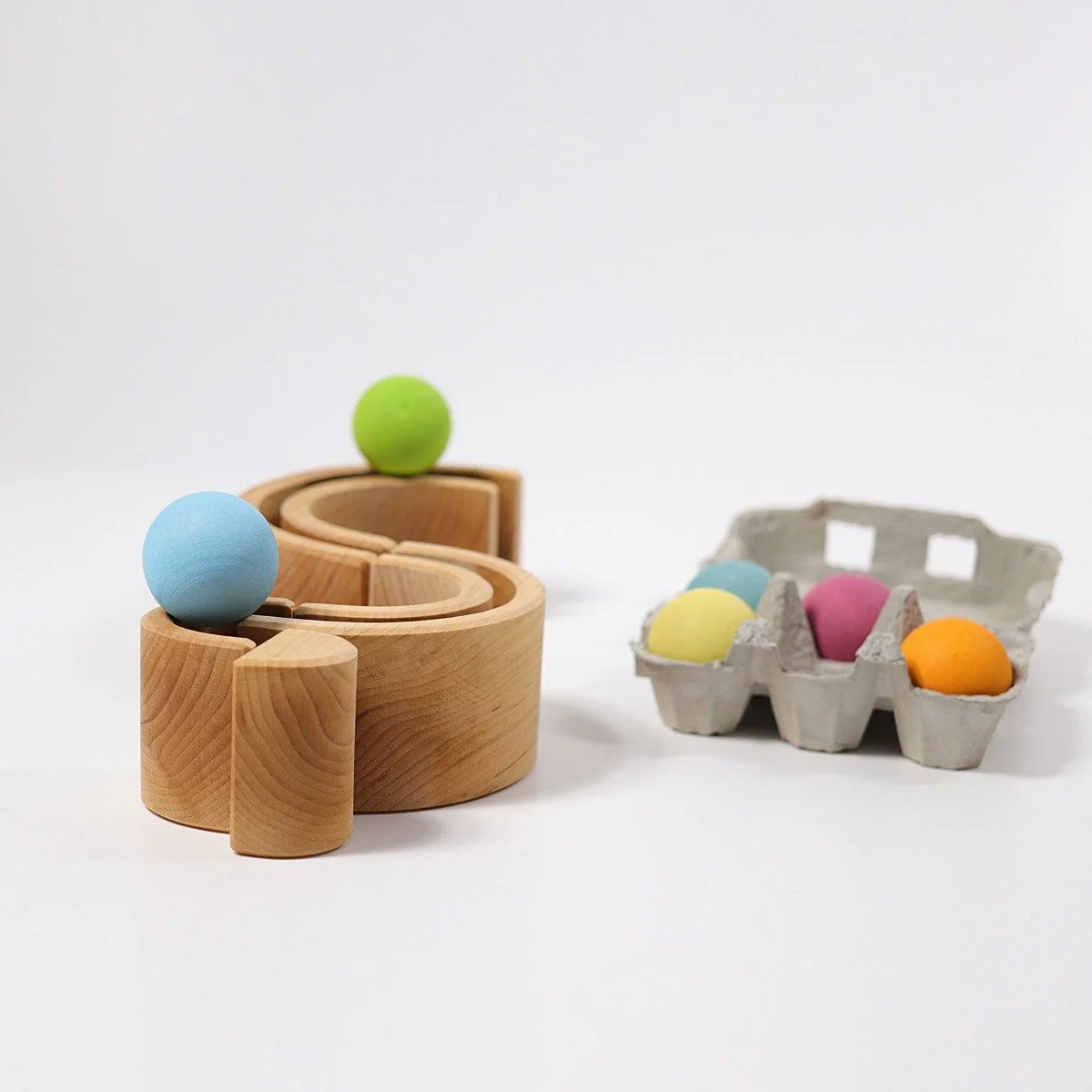 Grimm's Rainbow Natural Tunnel Medium 6 Pieces - Image 3