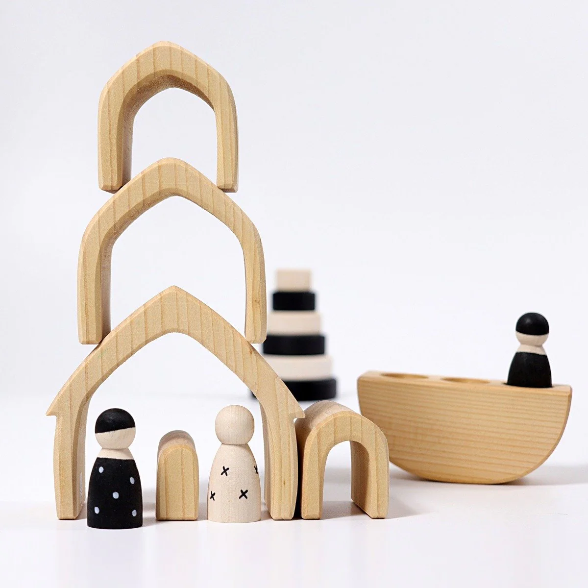 Grimm's Stacking House Natural - Image 3