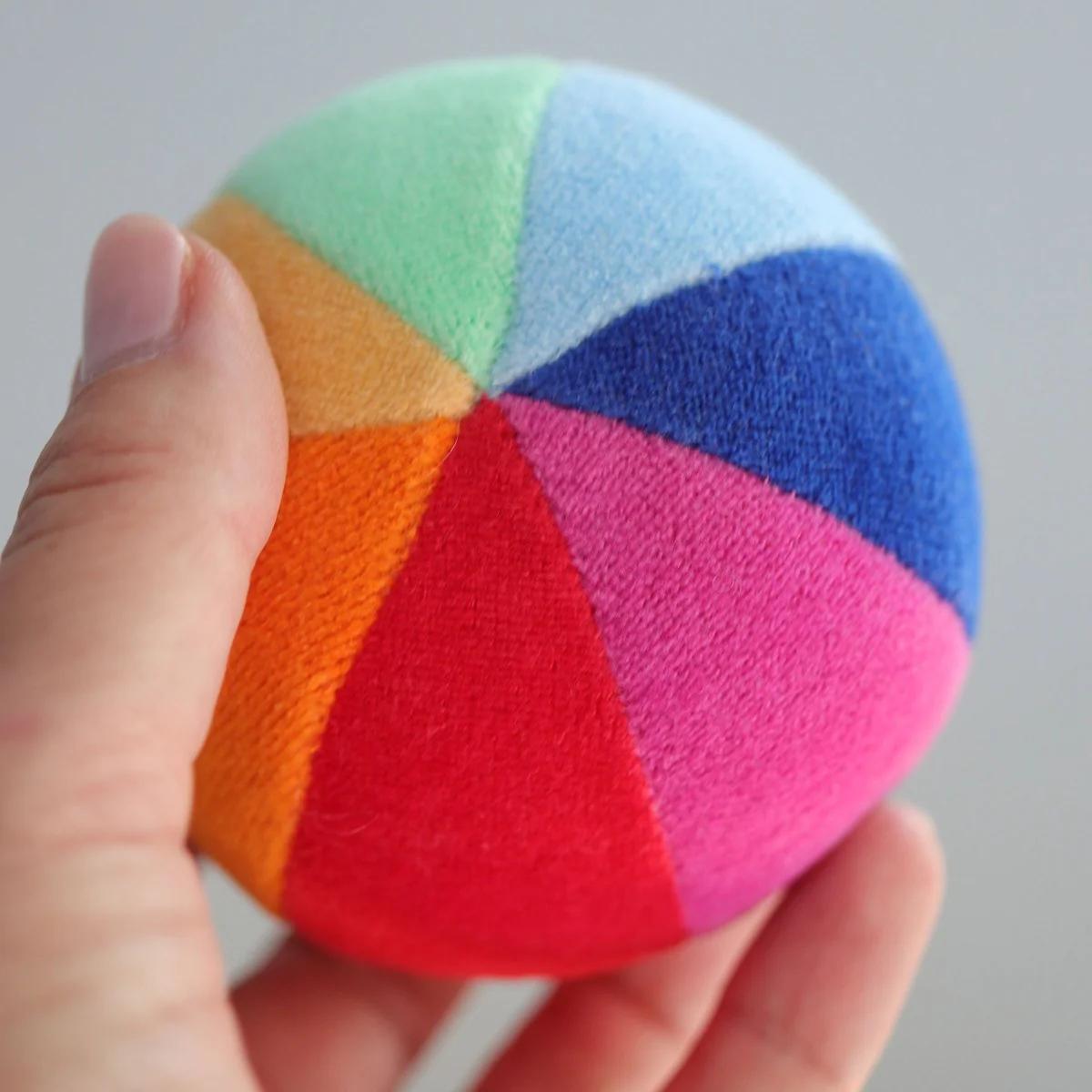 Grimm's Grasping Rattle - Rainbow Ball Soft - Image 3