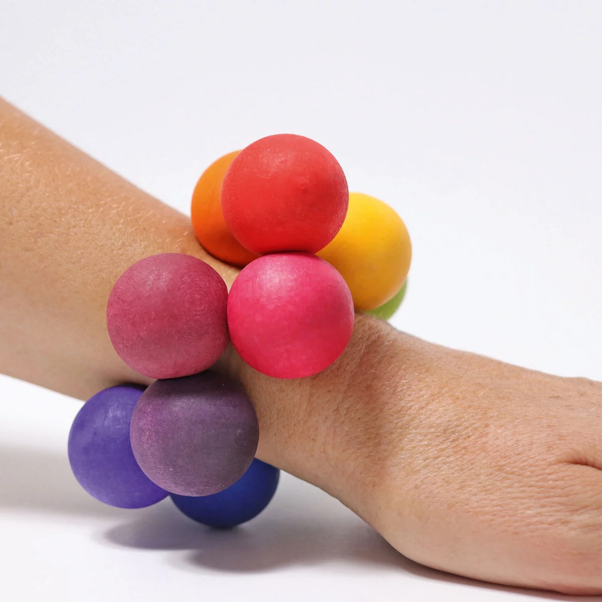 Grimm's Grasping Toy - Beads Rainbow - Image 3