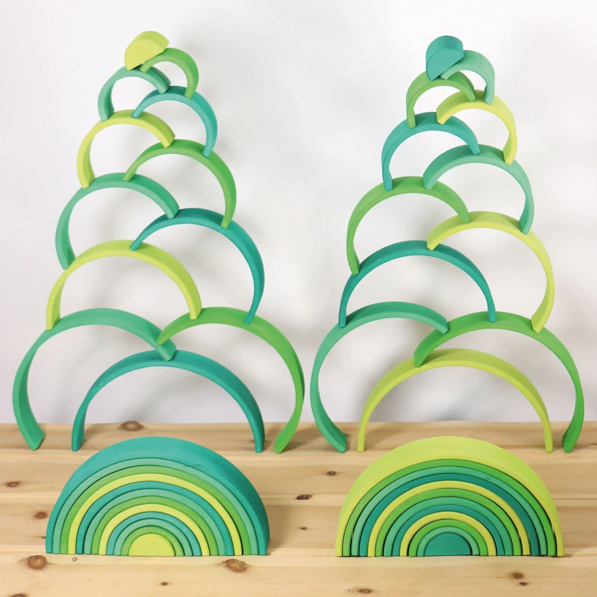 Grimm's Rainbow Meadow Green Tunnel Large 12 Pieces (2022) - Image 5