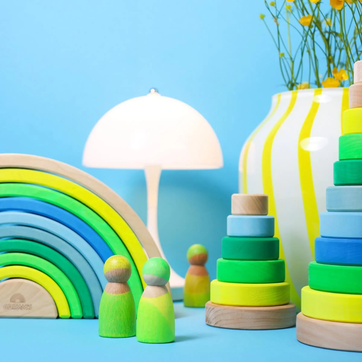 Grimm's Rainbow Neon Green 10 Pieces (2023) - Image 17