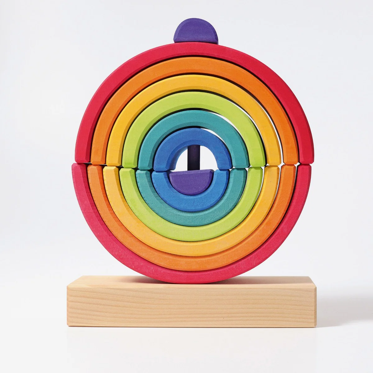 Grimm's Stacking Tower - Rainbow - Image 2