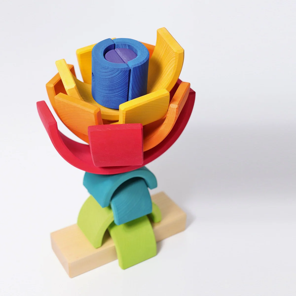 Grimm's Stacking Tower - Rainbow - Image 3