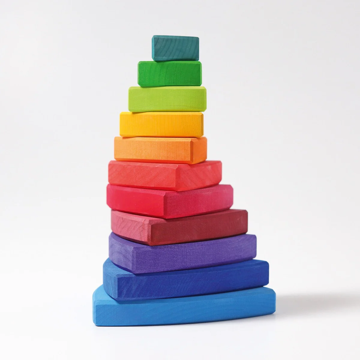 Grimm's Stacking Tower Triangle - Rainbow - Image 2
