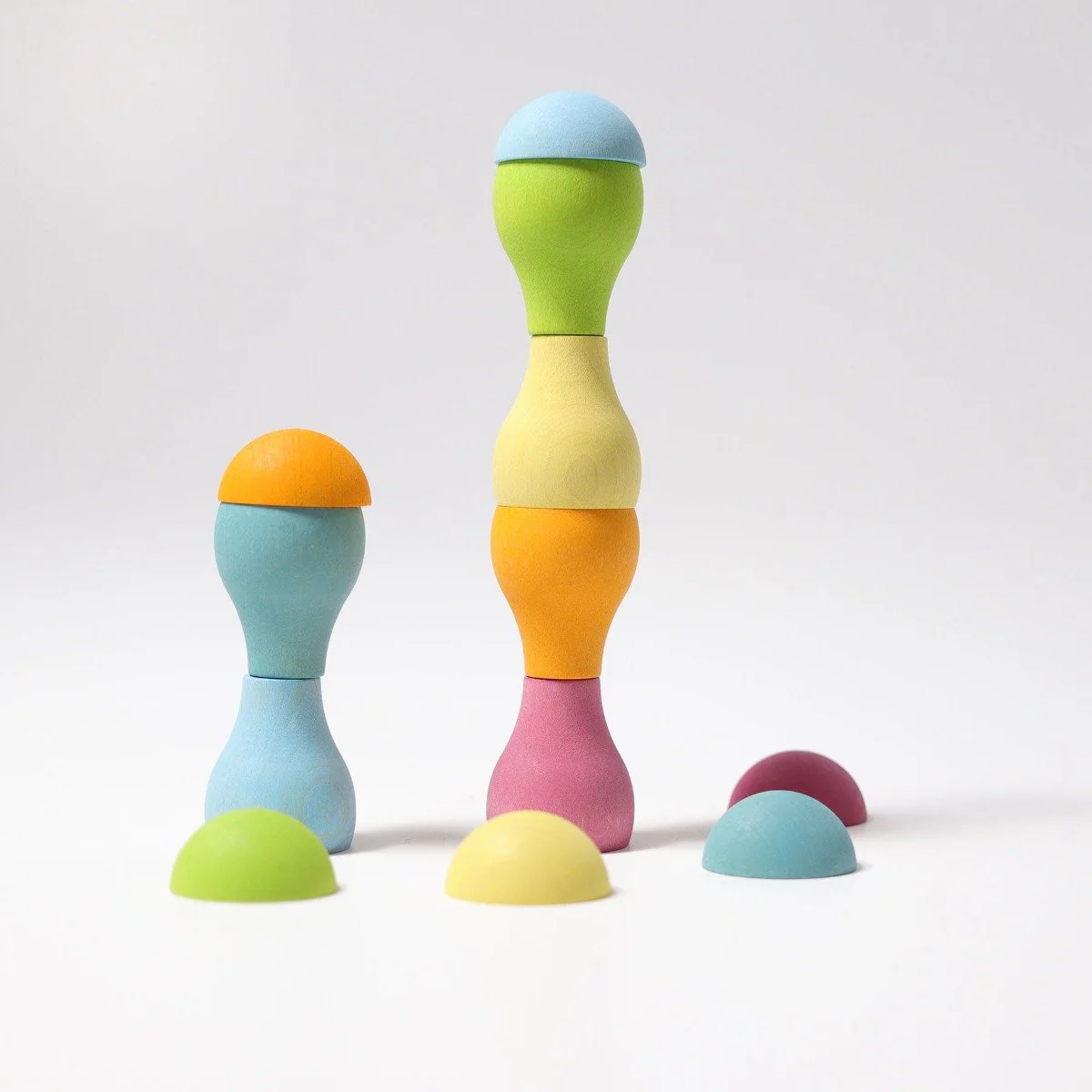 Grimm's Sorting Pastel Mushrooms 12 Pieces - Image 3