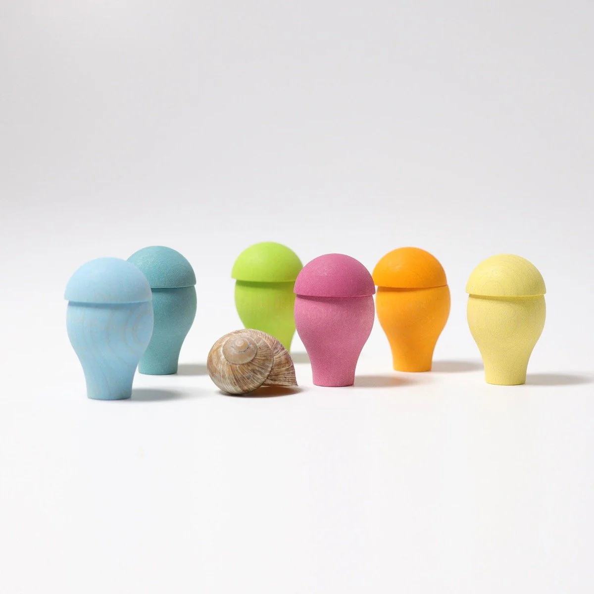 Grimm's Sorting Pastel Mushrooms 12 Pieces - Image 5