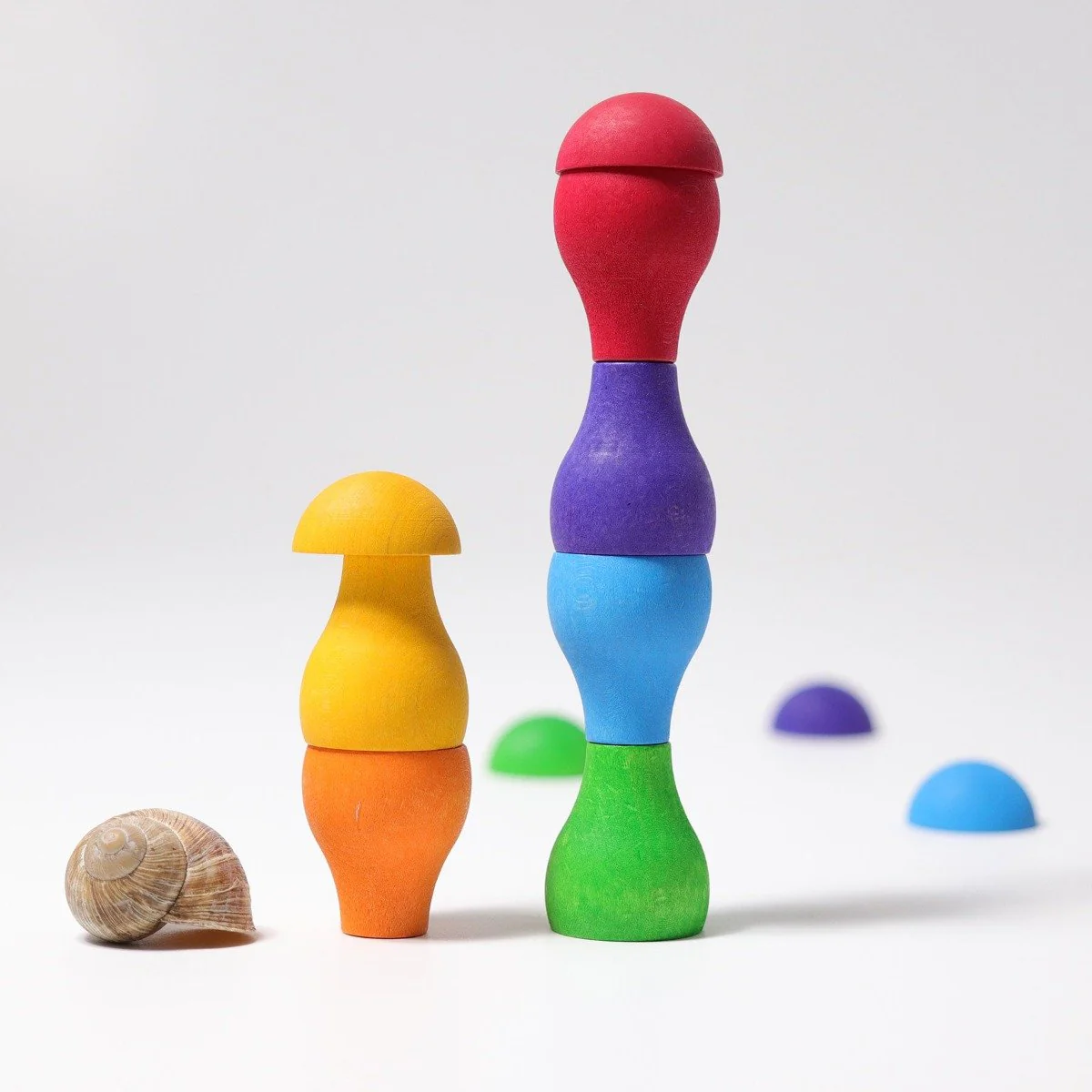 Grimm's Sorting Rainbow Mushrooms 12 Pieces - Image 5