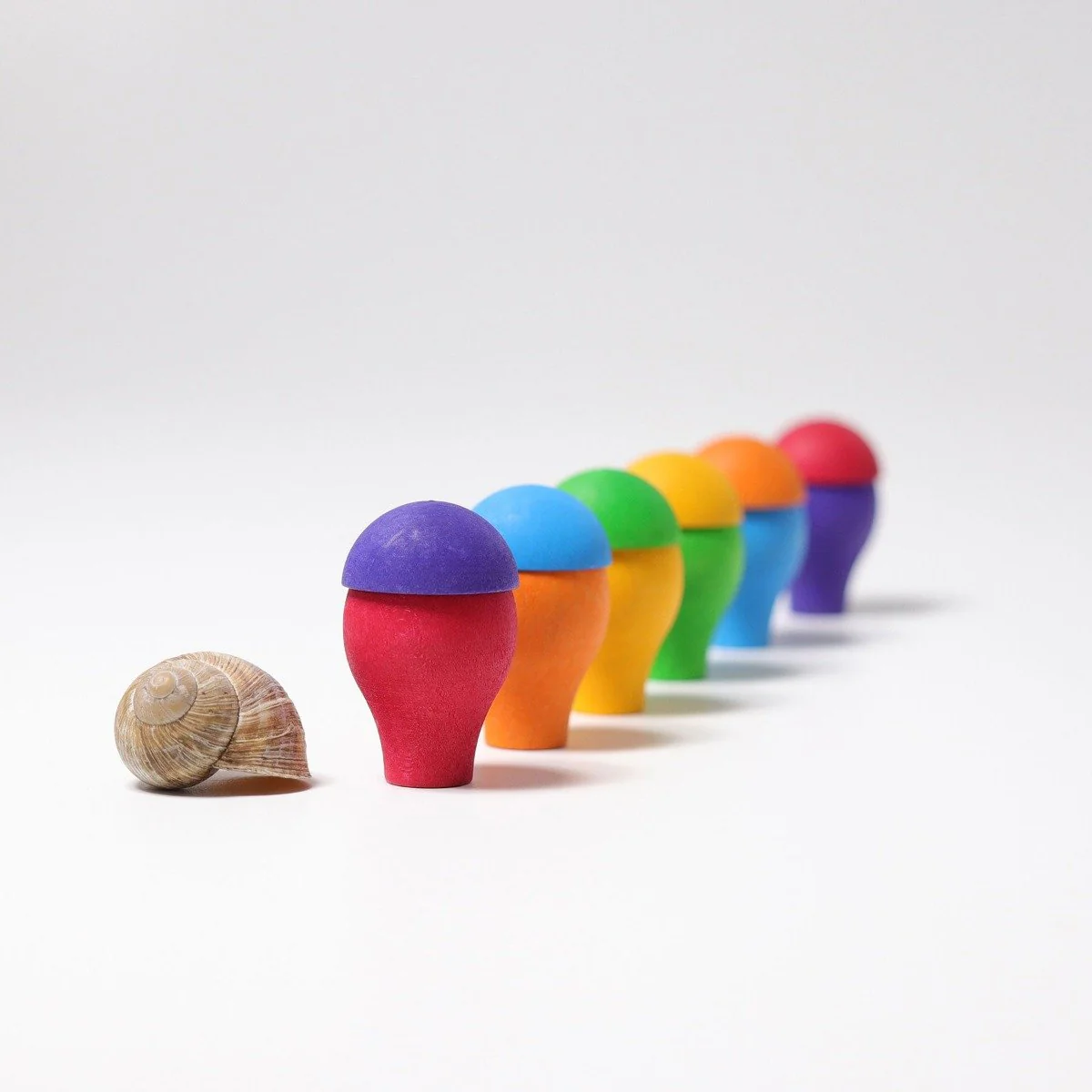 Grimm's Sorting Rainbow Mushrooms 12 Pieces - Image 6