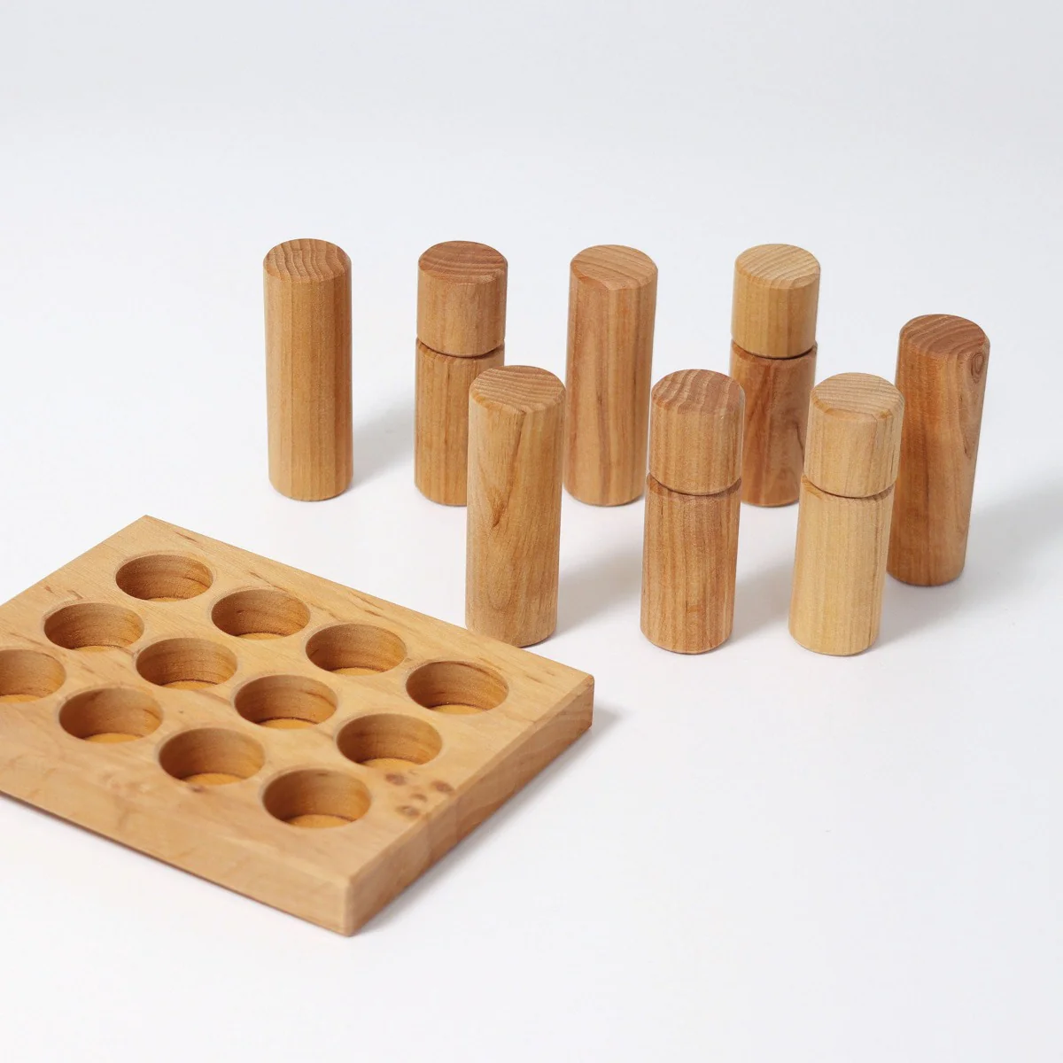 Grimm's Rollers Stacking Game Natural Small (2020) - Retired Product - Image 5