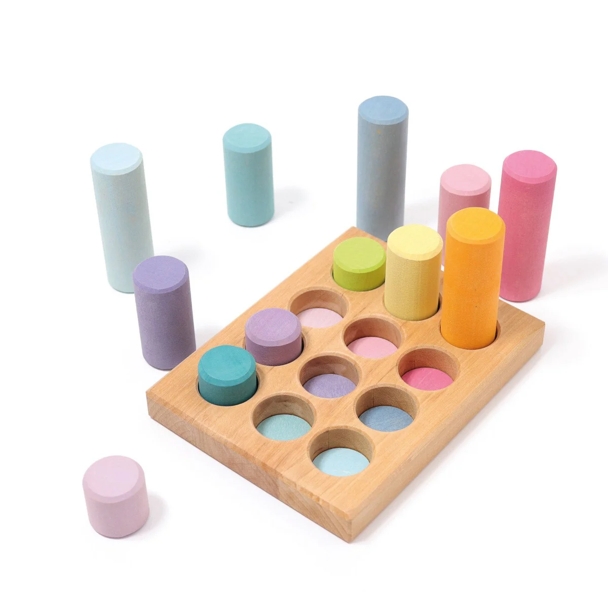 Grimm's Rollers Stacking Game Pastel Small (2020) - Image 2