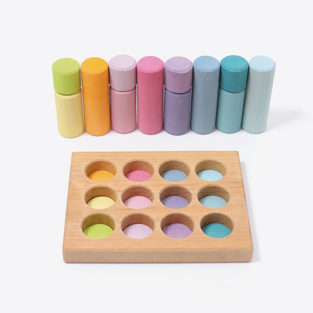 Grimm's Rollers Stacking Game Pastel Small (2020) - Image 3