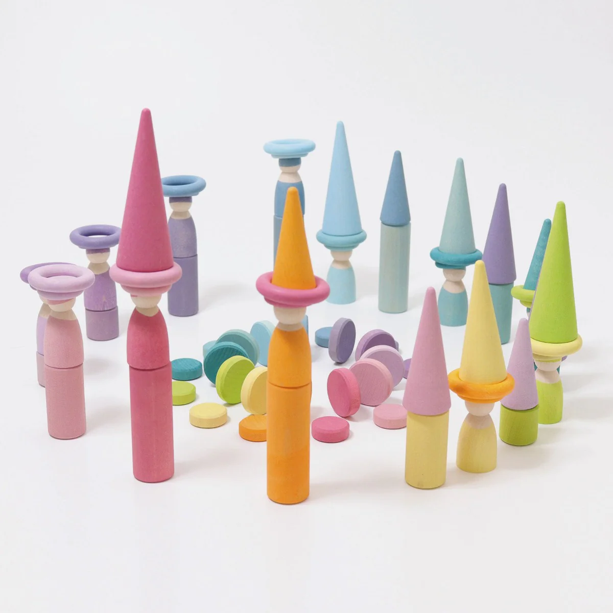 Grimm's Rollers Stacking Game Pastel Small (2020) - Image 7