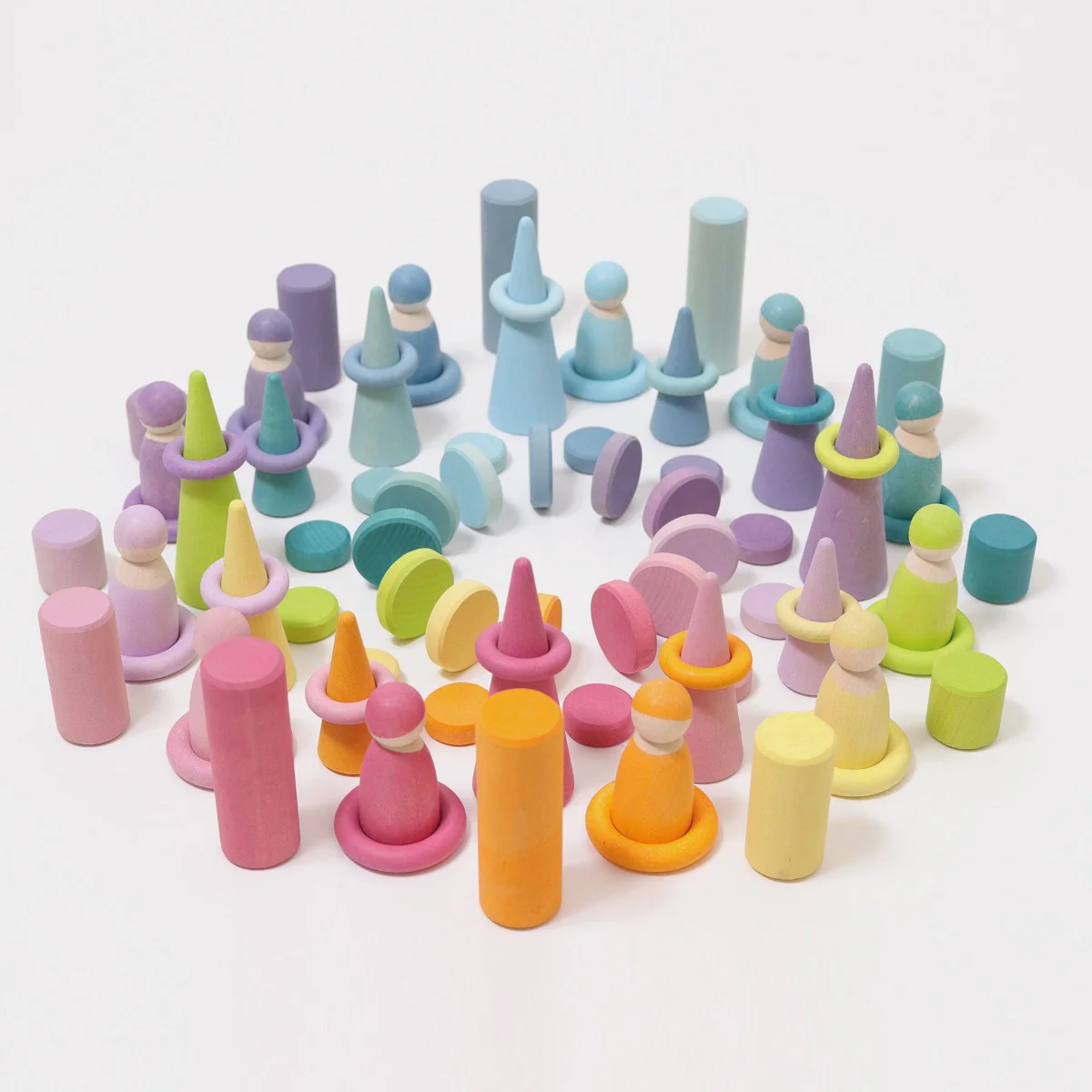 Grimm's Rollers Stacking Game Pastel Small (2020) - Image 8