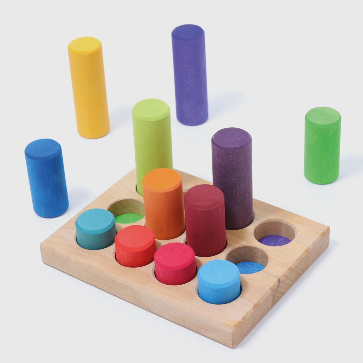 Grimm's Rollers Stacking Game Rainbow Small (2020) - Image 2