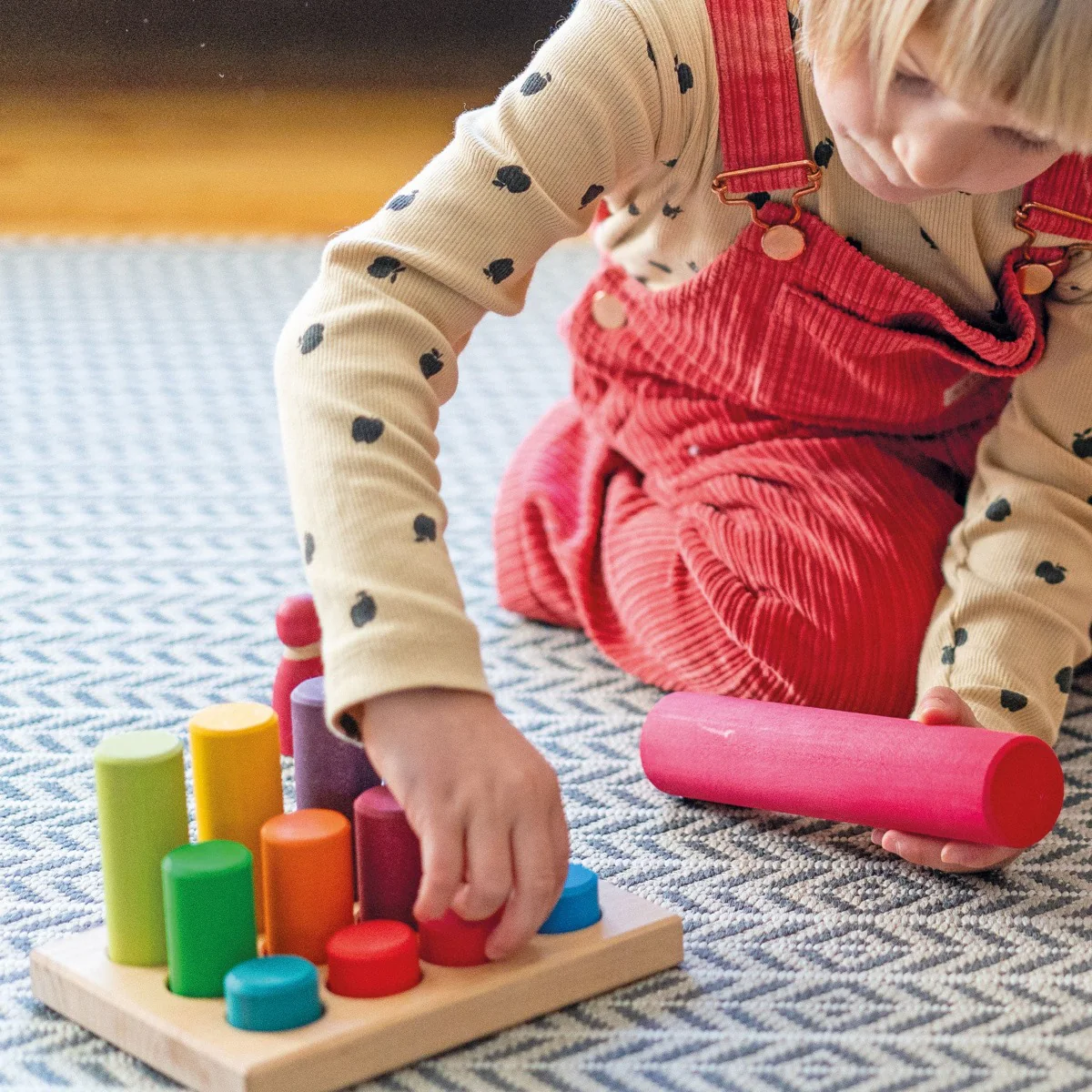 Grimm's Rollers Stacking Game Rainbow Small (2020) - Image 3