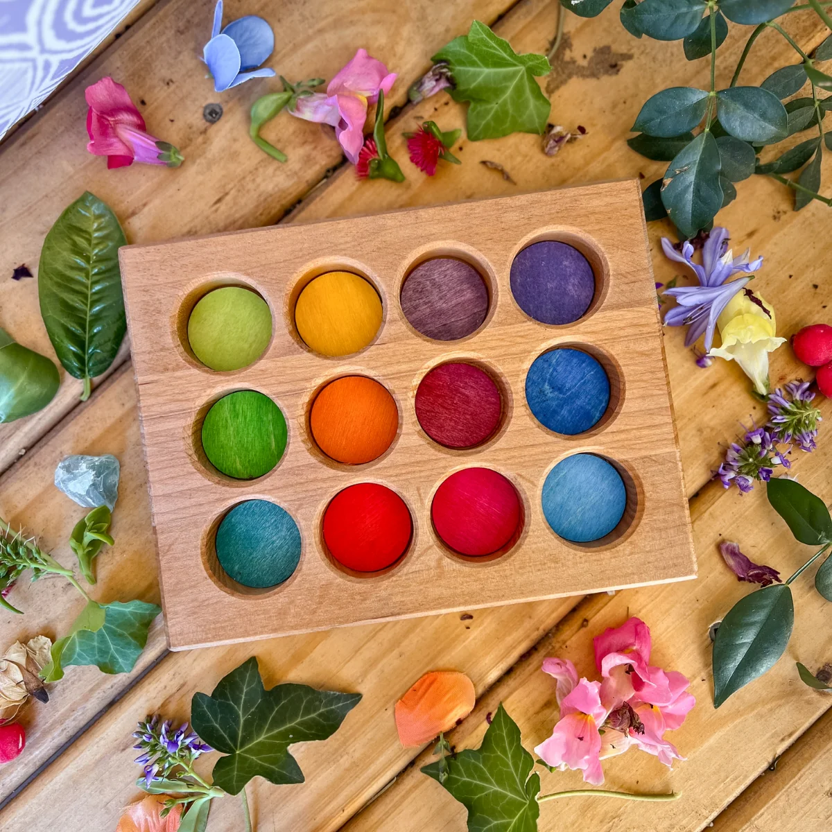 Grimm's Rollers Stacking Game Rainbow Small (2020) - Image 5