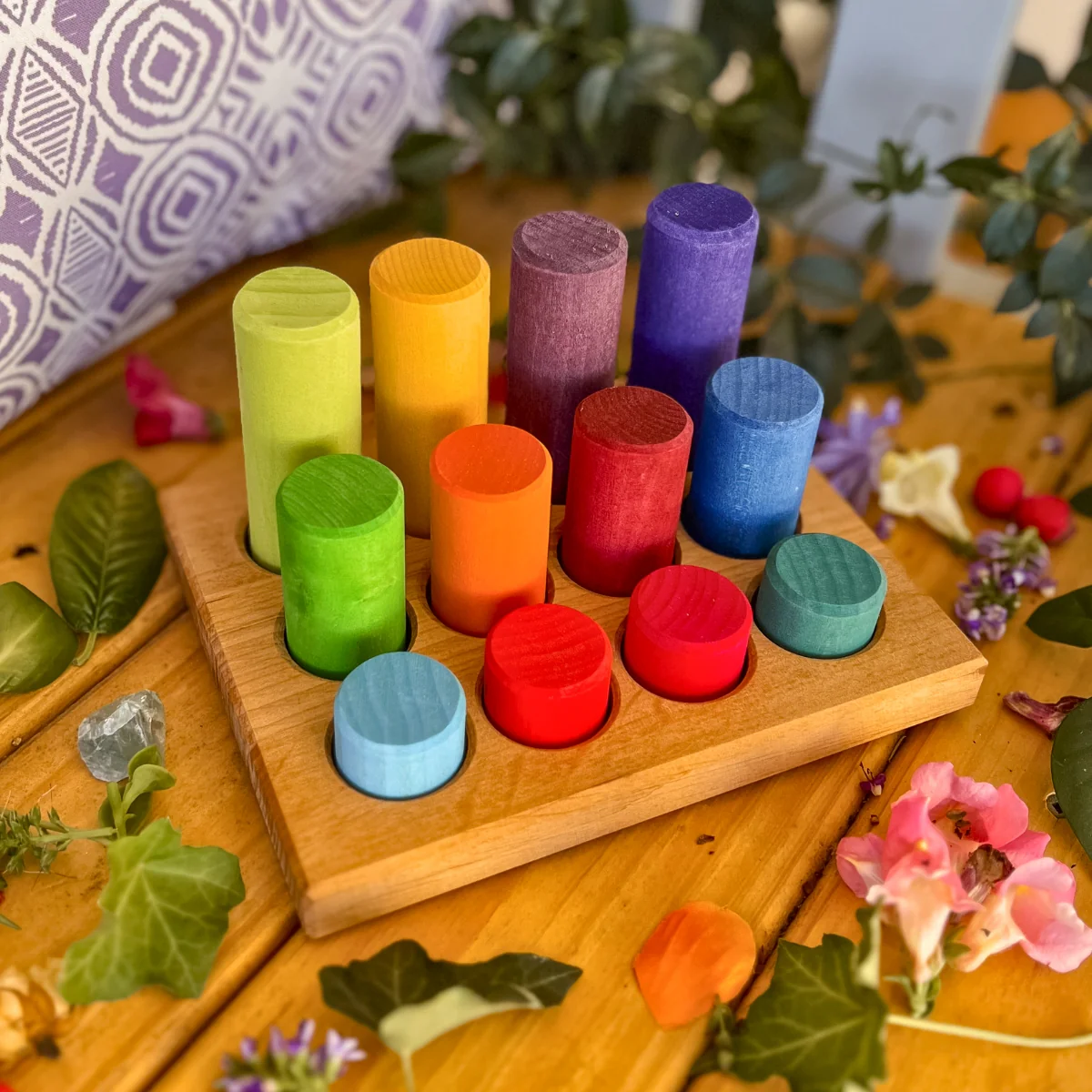 Grimm's Rollers Stacking Game Rainbow Small (2020) - Image 6